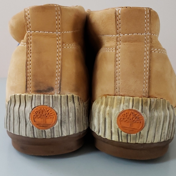 Timberland Mens TBL 73 Beige Suede Boots, Size 10.5M main image 7